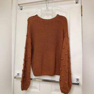 Moon & Madison Size Extra Small Orange Sweater